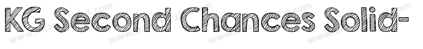 KG Second Chances Solid字体转换